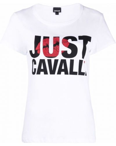 Camiseta manga corta Just Cavalli blanco