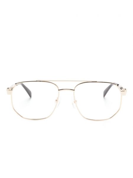 Okulary Alexander Mcqueen Eyewear złote