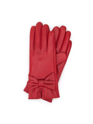 Rękawiczki z kokardką Wittchen czerwone