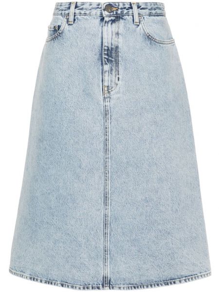 Jeansrock aus baumwoll Toteme blau