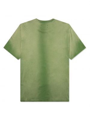 Koszulka bawełniana z nadrukiem Amiri zielona