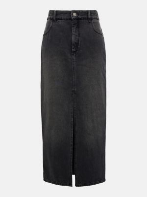 Джинсовая юбка Isabel Marant черная
