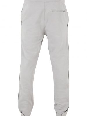 Pantaloni con bottoni di piuma Urban Classics grigio