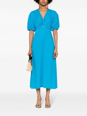 Midi suknele Dvf Diane Von Furstenberg mėlyna