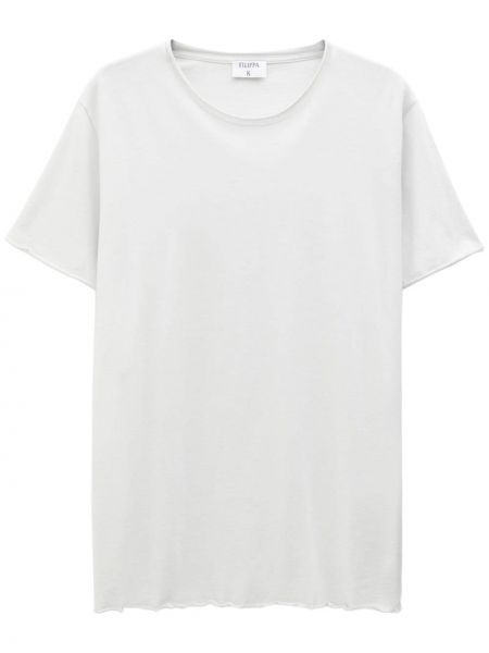 Bavlněné tričko Filippa K šedé