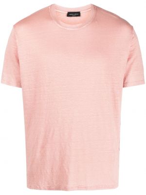 T-shirt Roberto Collina rosa