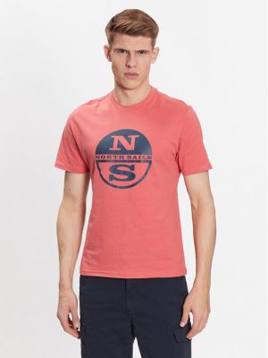 T-shirt North Sails rouge