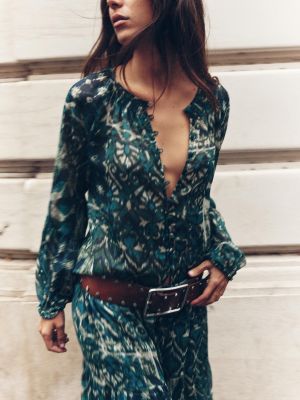 Блузка с принтом Zara