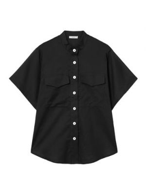 Camicia di cotone Matin nero