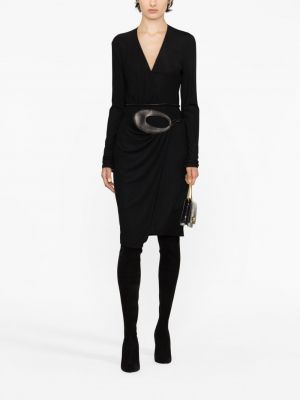 Sukienka z dekoltem w serek Tom Ford czarna