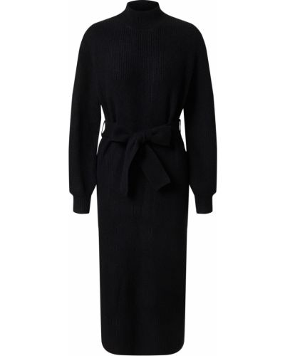 Pletené pletené košeľové šaty Edited čierna