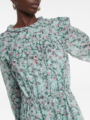 Vestido largo de algodón de flores Marant Etoile