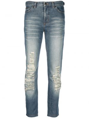Slim fit zerrissene skinny jeans Dolce & Gabbana Pre-owned blau