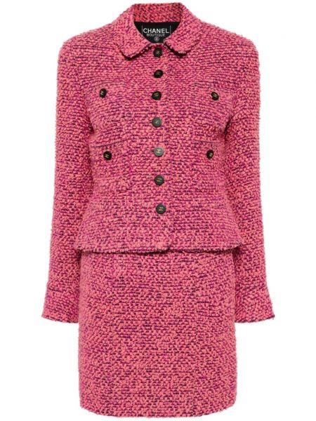 Φούστα με κουμπιά Chanel Pre-owned ροζ