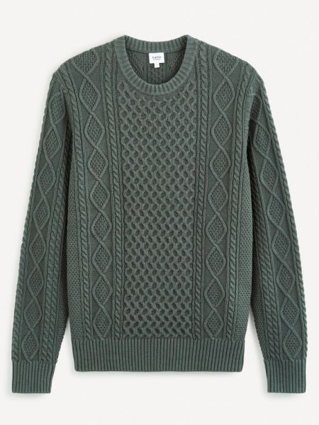 Dzianinowy sweter Celio szary