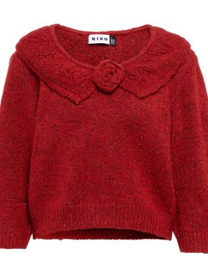 Пуловер Rixo червено