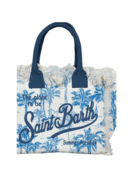 Bolso shopper Mc2 Saint Barth azul