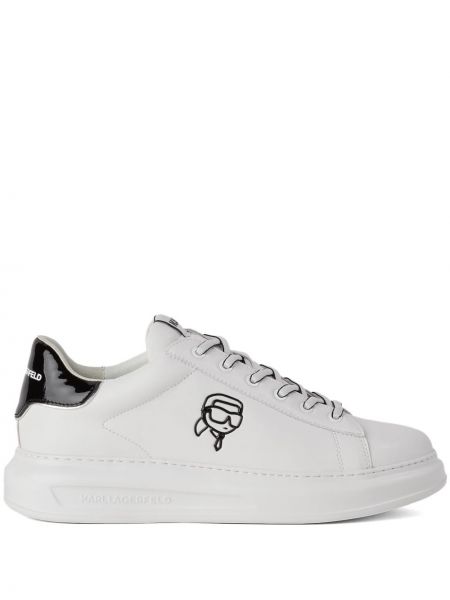 Læder sneakers Karl Lagerfeld hvid