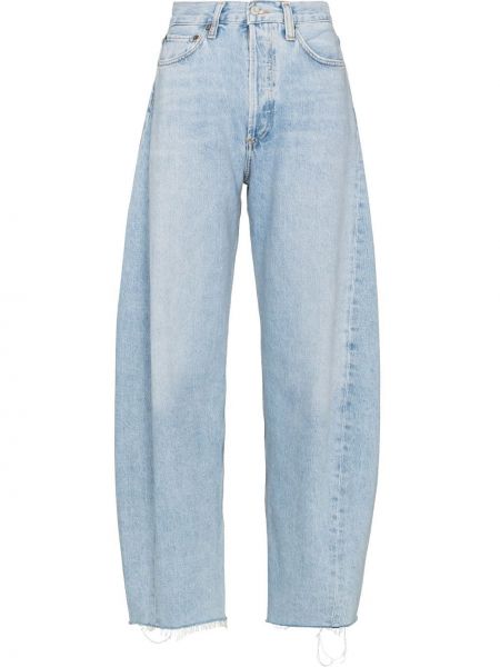 Straight jeans Agolde blå