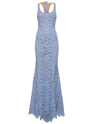 Sukienka bawełniana w kwiatki koronkowa Michael Kors Collection