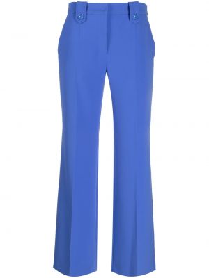 Nohavice na gombíky Moschino modrá