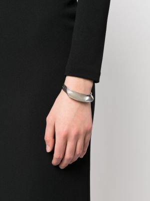 Asymmetrischer armband Ferragamo silber