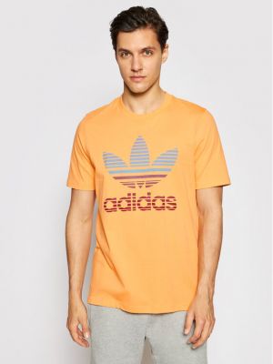 Priliehavé tričko Adidas oranžová