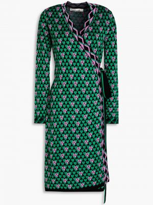 Sukienka dzianinowa Diane Von Furstenberg - Zielony