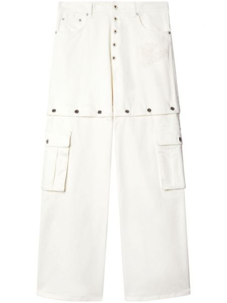 Jeans baggy Off-white bianco