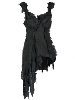 Šaty s odhalenými zády bez rukávů Natasha Zinko - černá