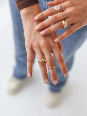 Prsten Ania Kruk zlatna