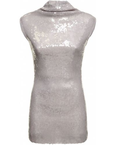 Mini vestido con lentejuelas 16arlington violeta