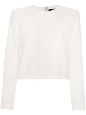 Блуза от креп Theory бяло