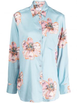Virágos ing nyomtatás Ps Paul Smith kék