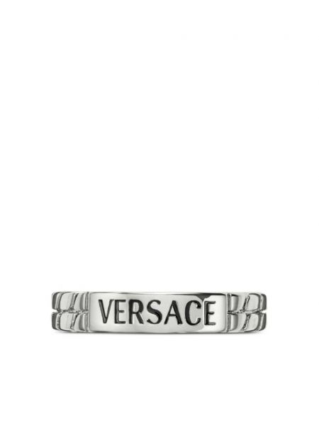 Bague Versace argenté