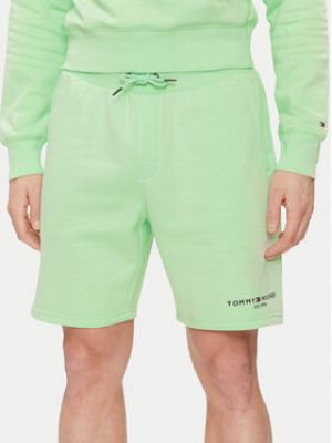 Shorts de sport Tommy Hilfiger vert