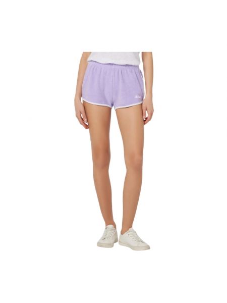 Pantalones cortos de algodón retro Saint Barth violeta