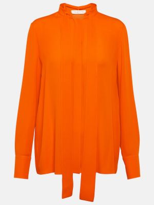 Svilena košulja Valentino narančasta