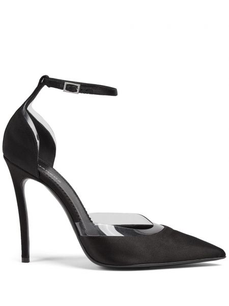 Escarpins à lanières en satin Dsquared2 noir