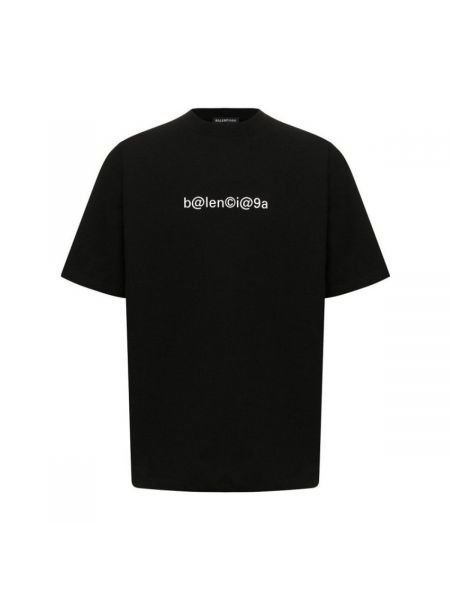 Tričko s krátkými rukávy Balenciaga černé