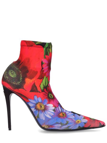 Ankle boots z dżerseju Dolce And Gabbana