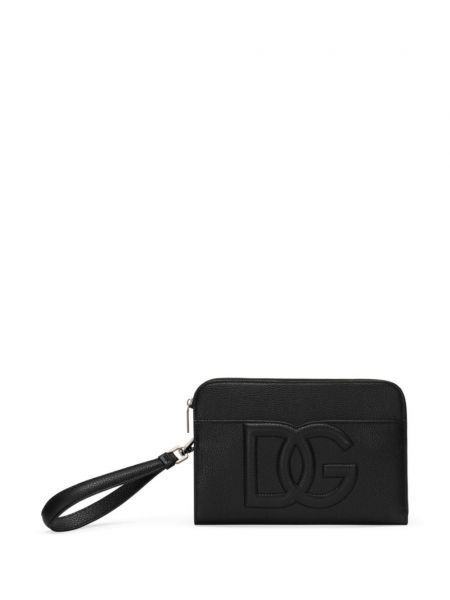 Kožna clutch torbica Dolce & Gabbana