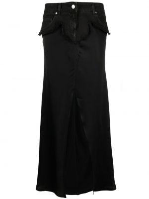 Obnosená džínsová sukňa Blumarine čierna