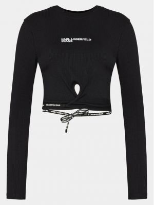 Bluzka Karl Lagerfeld Jeans czarna