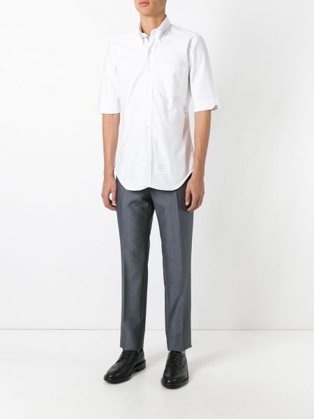 Chemise avec poches Thom Browne blanc