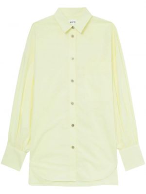 Koszula bawełniana Enfold żółta