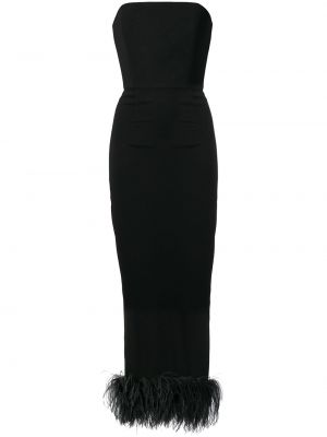 Sukienka koktajlowa w piórka 16arlington czarna