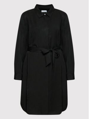 Robe chemise Calvin Klein Curve noir