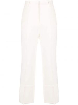 Alberto Biani tailored cropped trousers - Bianco