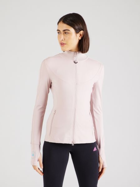 Bluză cu fermoar Adidas By Stella Mccartney roz